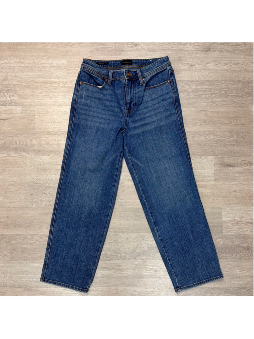 Talbots Stovepipe Cropped 25.5” Inseam Jeans Sz 2! - Picture 3 of 8